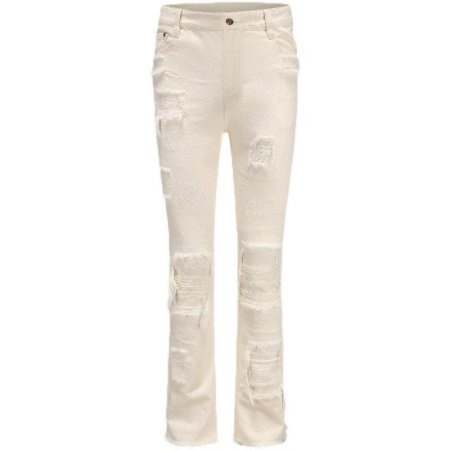 Мужские джинсы Vibe в стиле хайстрит цвета милкшейк изображение