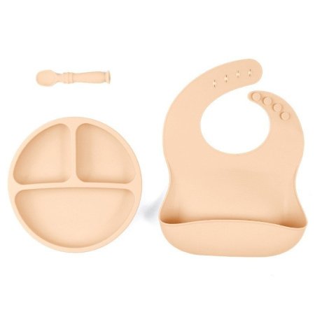 Детский набор посуды из силикона фото