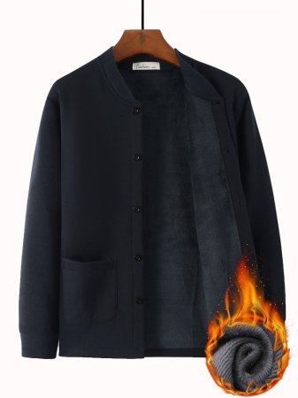 Мужская хлопковая футболка с длинным рукавом для пожилых фотография