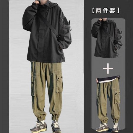 Мужская весенне-осенняя куртка и брюки изображение