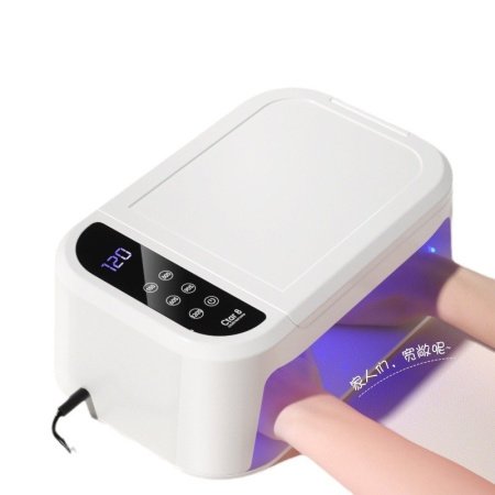 Лампа для маникюра с двойным источником света фото