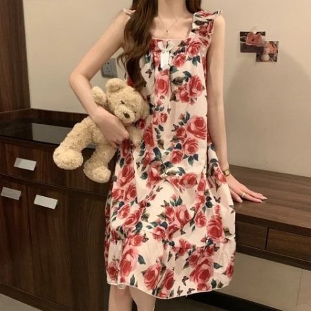 Женское летнее платье с отстегивающимися бретелями фото