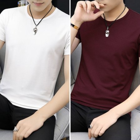 Мужская футболка из модала и льна изображение