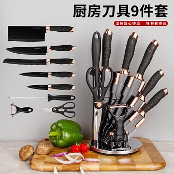 Набор ножей 9 предметов фотография