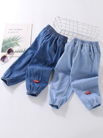 Детские джинсовые брюки с защитой от комаров изображение