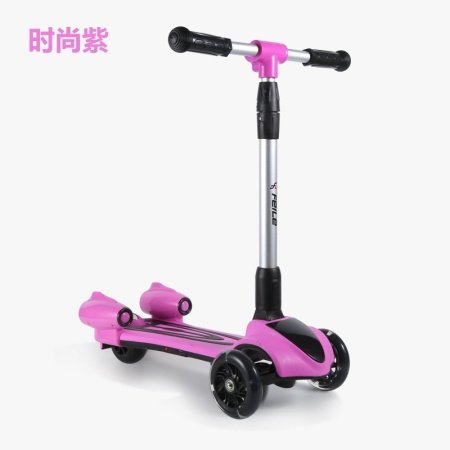 Детский складной самокат с Bluetooth-музыкой изображение