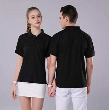 Мужская футболка с воротником Polo из полиэстера и хлопка изображение