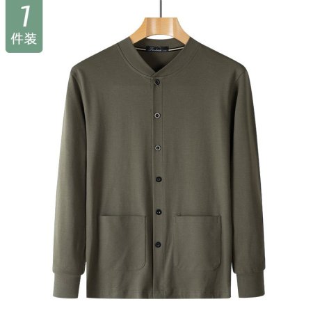 Мужская хлопковая футболка с длинным рукавом для пожилых фотография