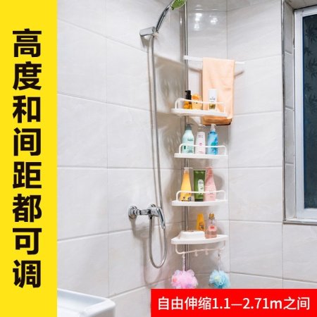 Угловая полка для ванной комнаты из нержавеющей стали фотография