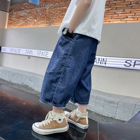 Джинсы для мальчиков 7/8 лет фотография