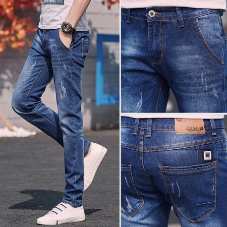 Мужские джинсы суженные на щиколотке фотография