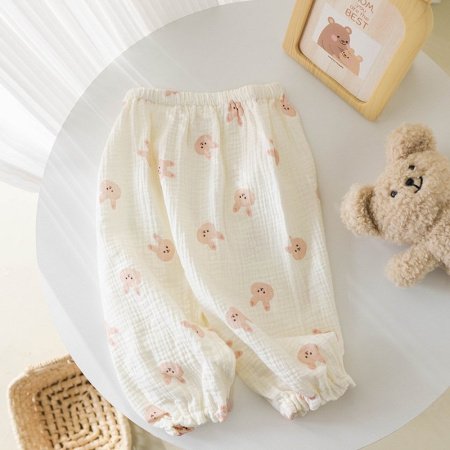 Летние детские штаны из марли фото