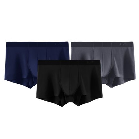 TEAL новые мужские трусы 50 шт модаль антимикробные однотонные трусы с плоскими швами в индивидуальной упаковке изображение
