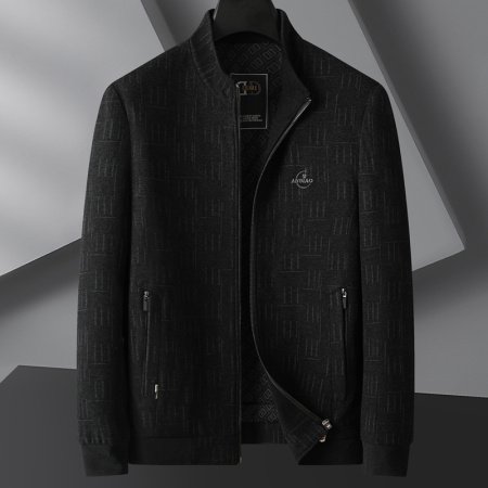 Мужское пальто среднего размера на молнии фото