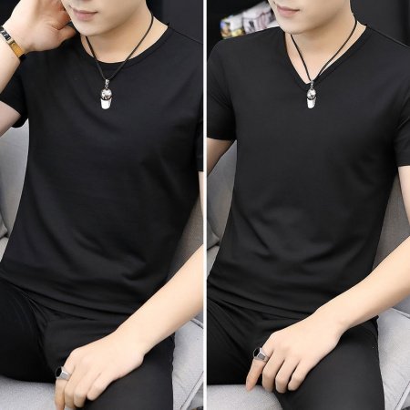 Мужская футболка из модала и льна изображение