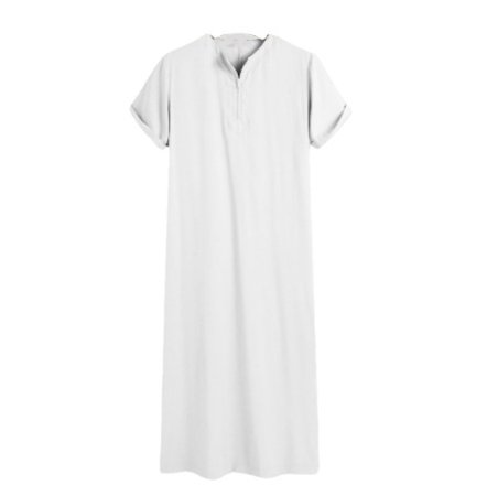 Мужской длинный халат национального стиля с молнией фото