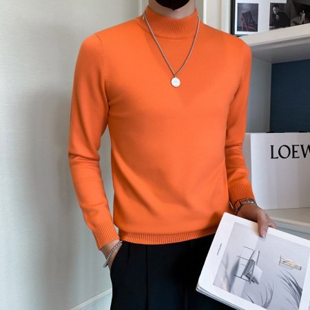 Мужской свитер с высоким воротником изображение