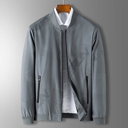 Куртка для мужчин среднего возраста в стиле папа весенне-осенняя фото