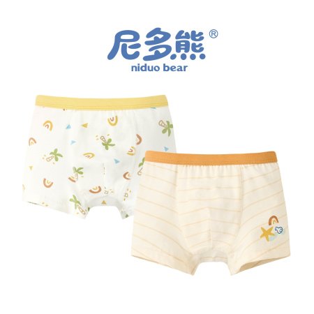 Набор мужских детских трусов из чистого хлопка изображение