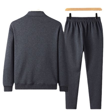 Мужской спортивный костюм с длинными штанами и свитшотом фото