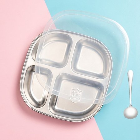 Детская посуда из нержавеющей стали фотография