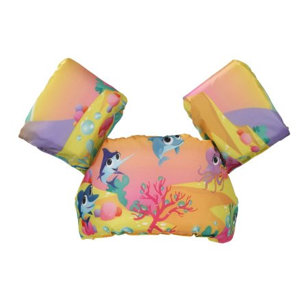 Детский спасательный жилет с пенопластовыми рукавами фото