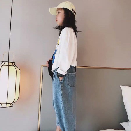 Джинсы для девочек весенне-осенние фото