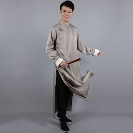 Мужская национальная рубашка в стиле республики с длинным платьем изображение