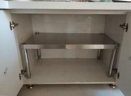 Одноярусная полка для кухни фотография