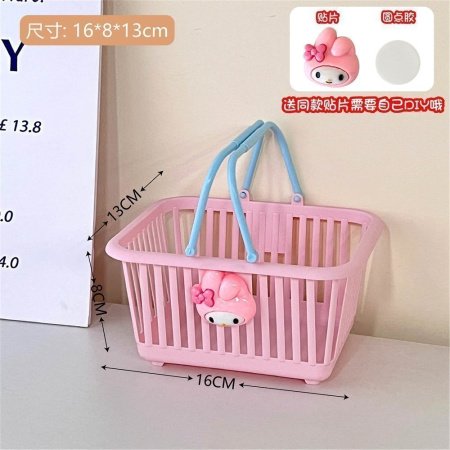 Многоцветная корзина для хранения фото