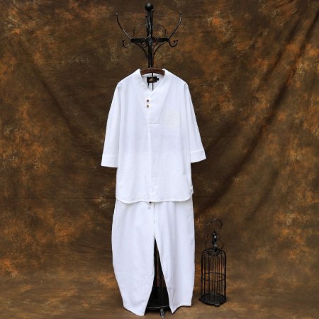 Китайский мужской костюм в стиле Чан с элементами древней китайской одежды фото