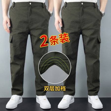 Мужские рабочие брюки с карманами изображение