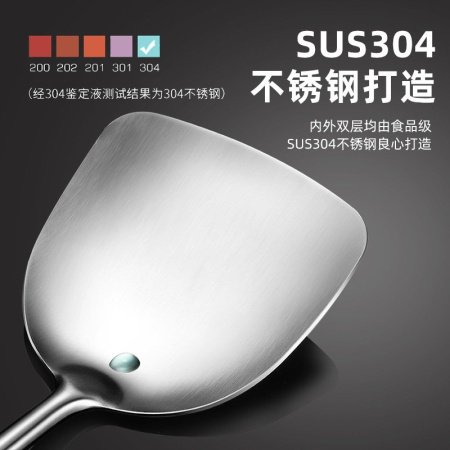 Набор кухонных лопаток и ложек из нержавеющей стали изображение