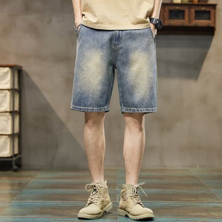 Мужские джинсовые шорты летнего сезона фото