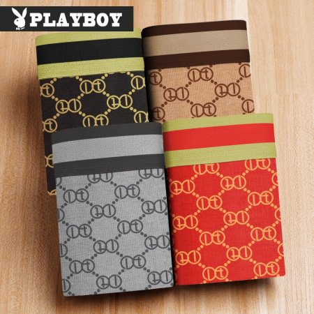 Хлопковые мужские трусы Playboy VIP9491 фотография