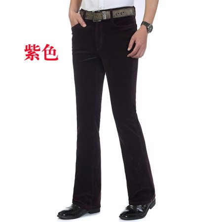 Мужские джинсы винтажного фасона из классического бархата фотография