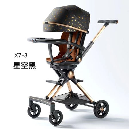 Playkids普洛可遛娃婴幼儿可躺可换向高景观轻便推车一键折叠X6X7 фотография