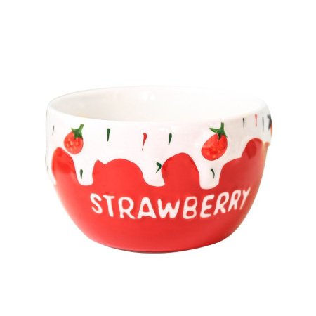 7L керамическая миска с клубникой фотография