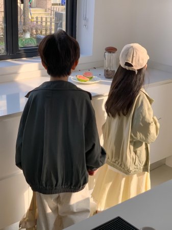 Детская куртка 2024 весна для мальчиков и девочек фотография