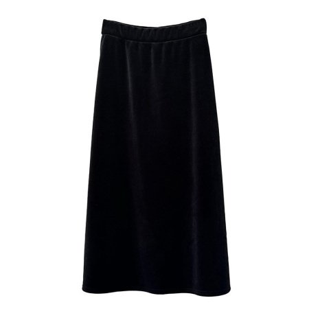 Женская зимняя бархатная юбка 2023 изображение