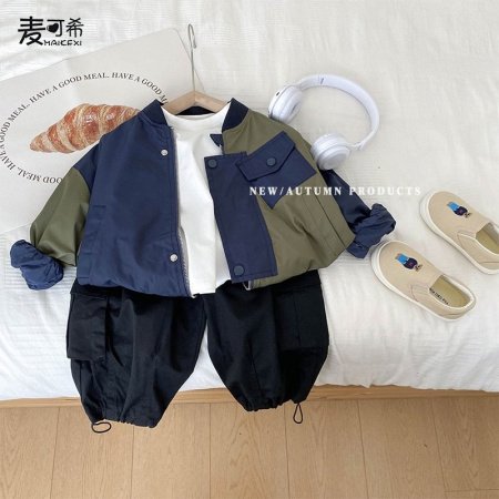 Детская куртка для мальчика 2023 новая модель изображение