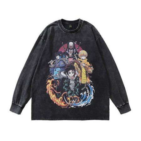 Толстовка TKPA с длинным рукавом в стиле ретро фотография