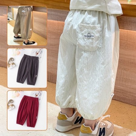 Детские летние широкие леггинсы фото