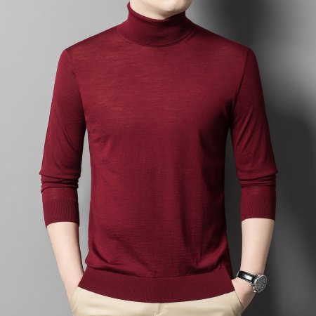 Мужской свитер из тонкой шерсти фото