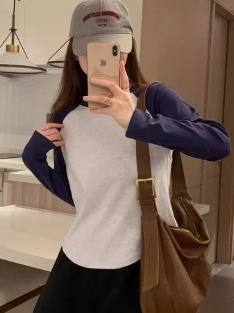 Женская футболка с длинным рукавом фотография