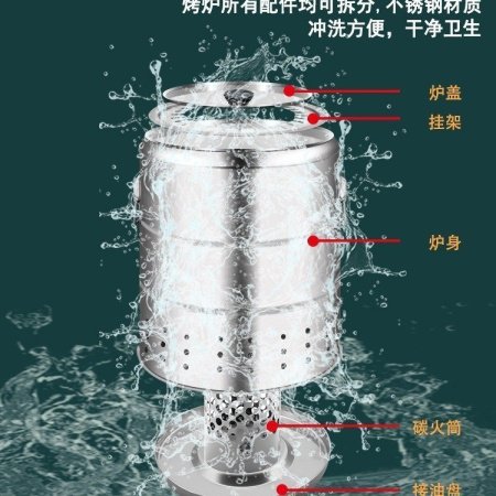 Домашний коптильный шкаф из нержавеющей стали фотография