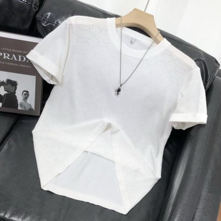Летняя мужская футболка с коротким рукавом изображение