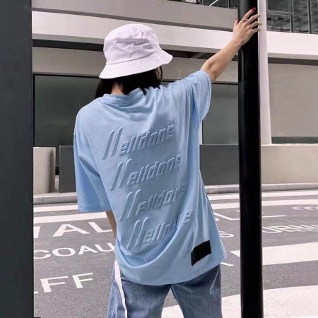 Летняя футболка с высоким уровнем деталей WE11DONE фото