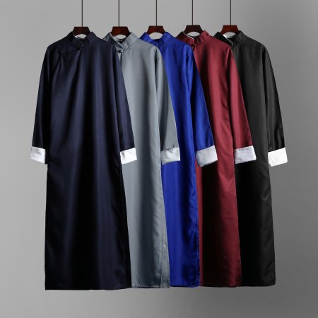 Мужская национальная рубашка с длинным рукавом изображение