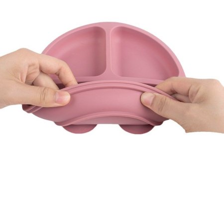 Детский набор посуды из силикона фотография